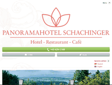 Tablet Screenshot of panoramahotel-schachinger.at